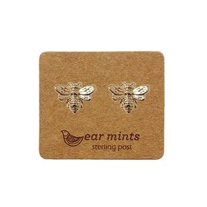 EAR MINTS Small Bee Earrings Earrings - Zabecca Living
