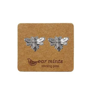 EAR MINTS Small Bee Earrings Earrings - Zabecca Living