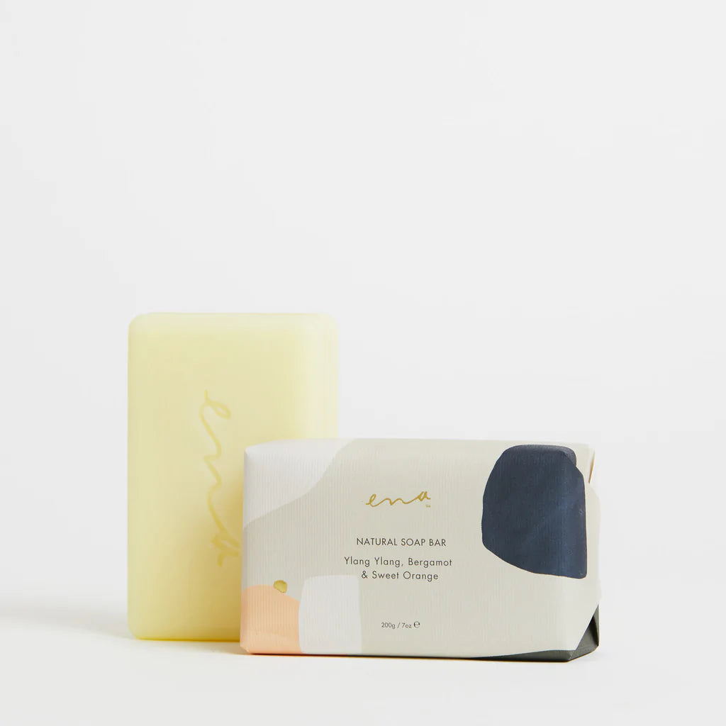 ENA Natural Soap Bar - Ylang Ylang, Bergamont and Sweet Orange SOAP - Zabecca Living