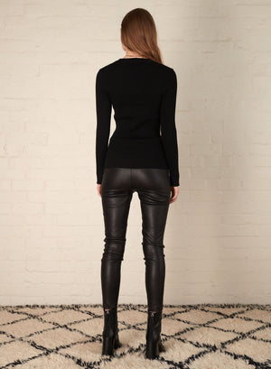 ESMAEE Amie Sweater - Black Jumpers + Knitwear - Zabecca Living