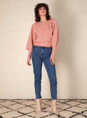 ESMAEE Arctic Jumper - Pink Marle Jumpers + Knitwear - Zabecca Living