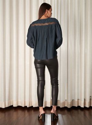 ESMAEE Azura Blouse - Petrol Shirts & Blouses - Zabecca Living