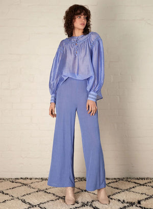 ESMAEE Cannes Blouse - Cornflower Shirts & Blouses - Zabecca Living