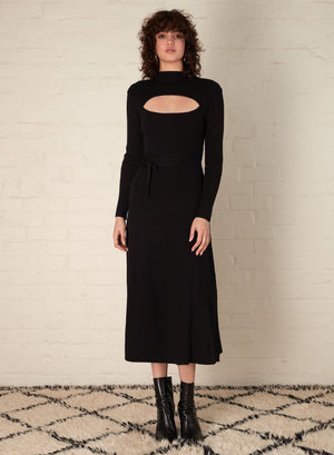 ESMAEE Cara Knit Dress - Black Dress - Zabecca Living