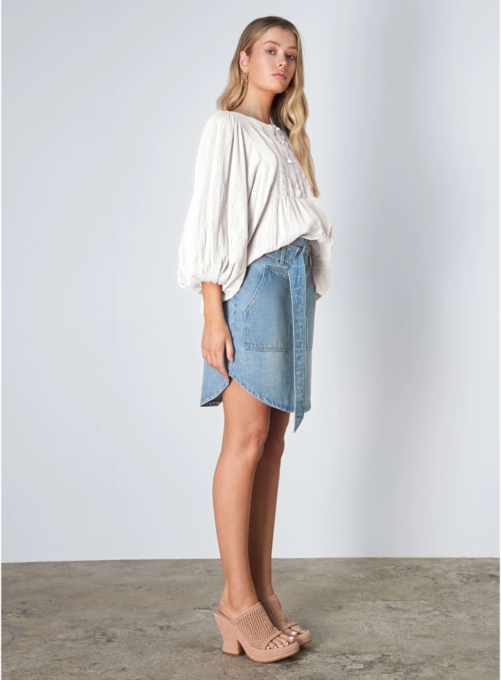 ESMAEE Dune Blouse - Coconut Shirts & Blouses - Zabecca Living