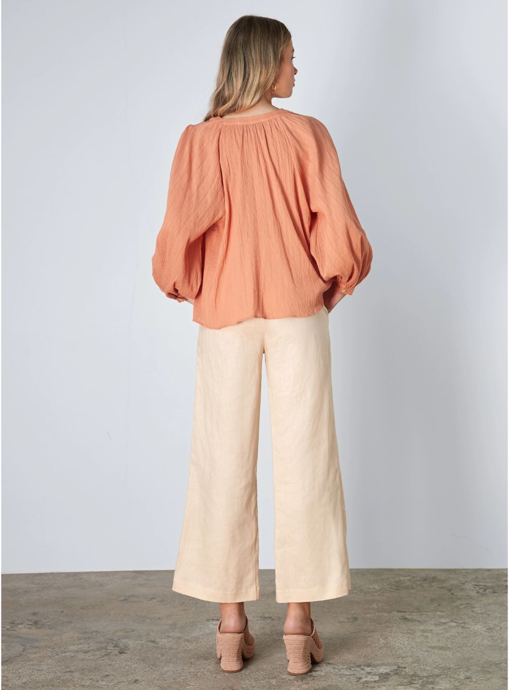 ESMAEE Dune Blouse - Papaya Shirts & Blouses - Zabecca Living