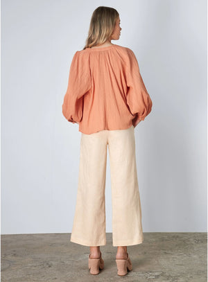 ESMAEE Dune Blouse - Papaya Shirts & Blouses - Zabecca Living