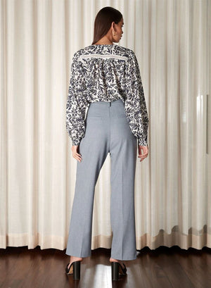ESMAEE Novella Blouse - Ink Floral Shirts & Blouses - Zabecca Living