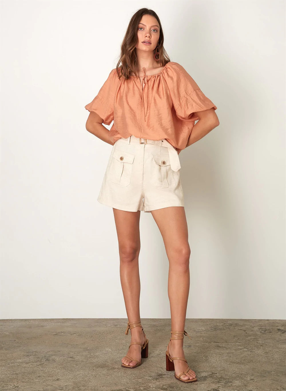 ESMAEE Twin Palms Blouse Shirts & Blouses - Zabecca Living