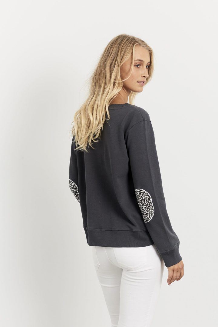 EST 1971 Zebra Star Windy Sweatshirt - Coal Sweaters - Zabecca Living