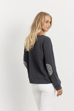 EST 1971 Zebra Star Windy Sweatshirt - Coal Sweaters - Zabecca Living