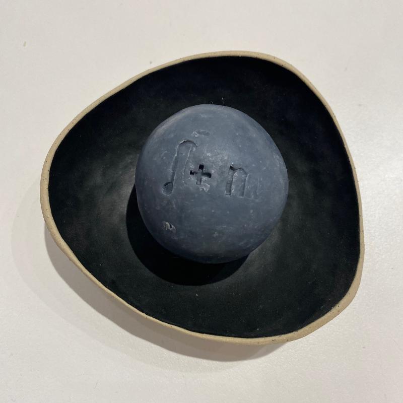 FLORENCE & MYRTLE Handrolled Soap Ball - Activated Charcoal SOAP - Zabecca Living