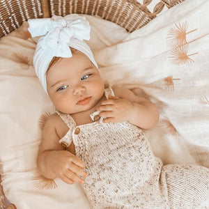 FOX & FALLOW Palmetto Organic Muslin Wrap Swaddle BABY (0-12 Mths) - Zabecca Living
