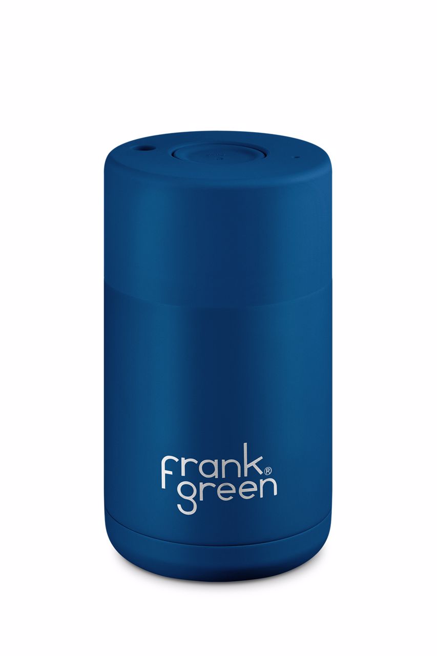 FRANK GREEN 10oz / 295ml Ceramic Reusable Cup - Deep Ocean COFFEE, TEA & DRINKS - Zabecca Living