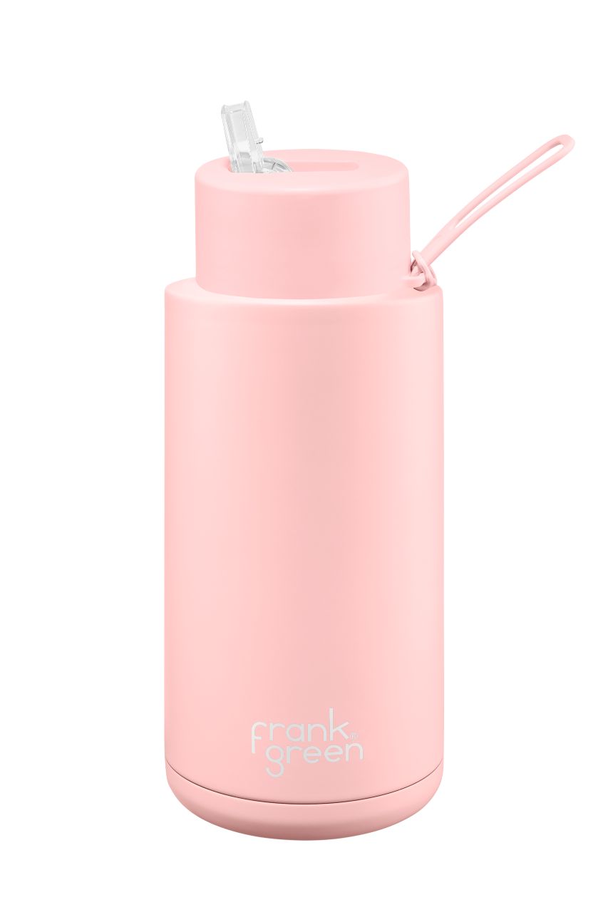FRANK GREEN 34oz / 1000ml Ceramic Reusable Bottle - Blushed DRINKWARE - Zabecca Living