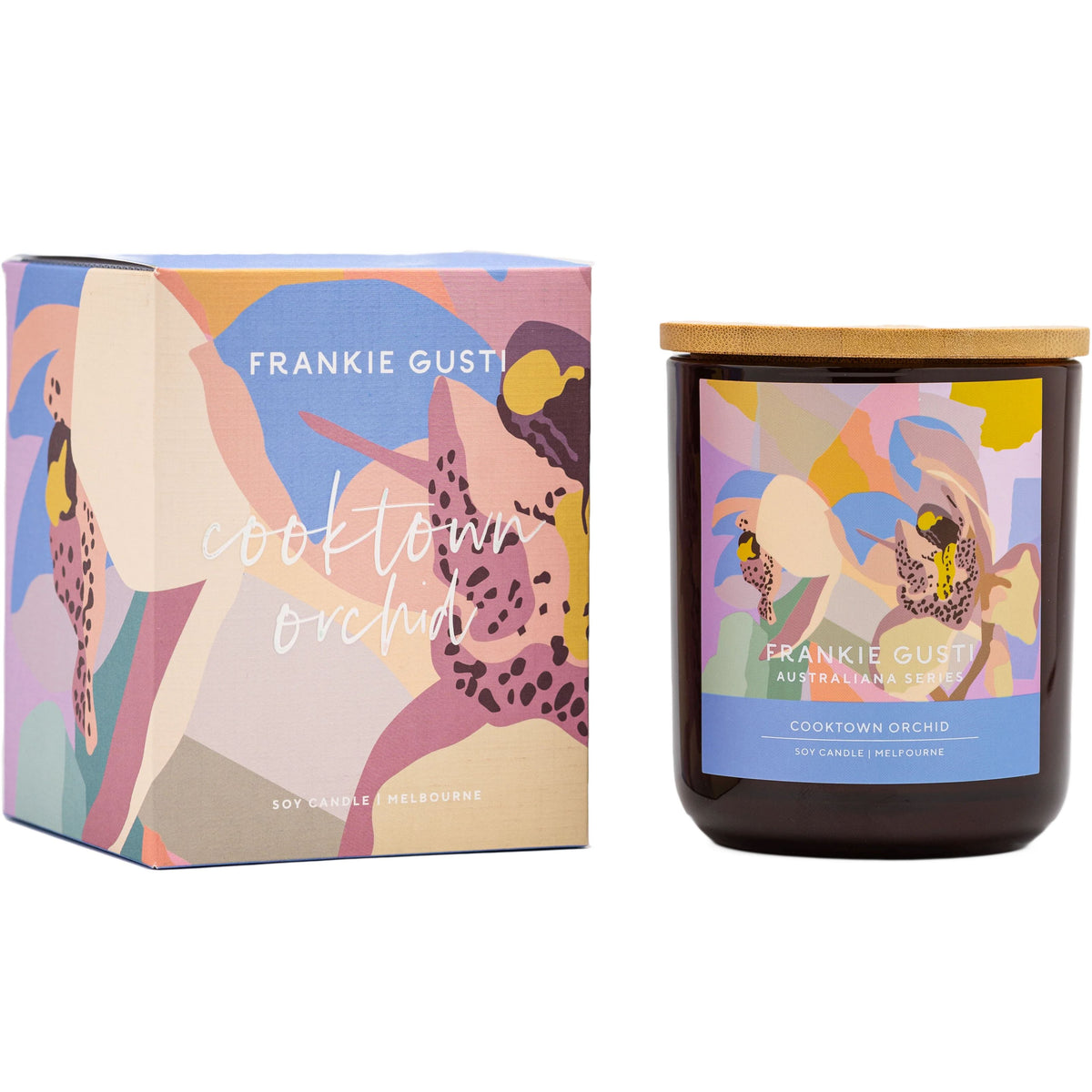 FRANKI GUSTI Australiana Candle - Cooktown Orchid CANDLE - Zabecca Living