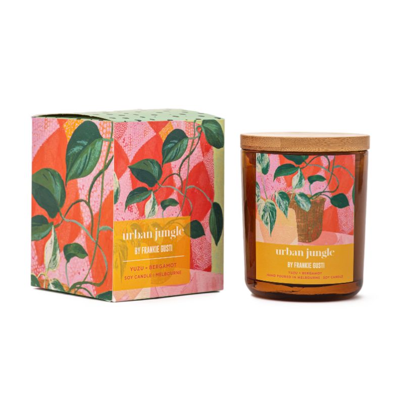 FRANKI GUSTI Urban Jungle Candle - Yuzu + Bergamot CANDLE - Zabecca Living