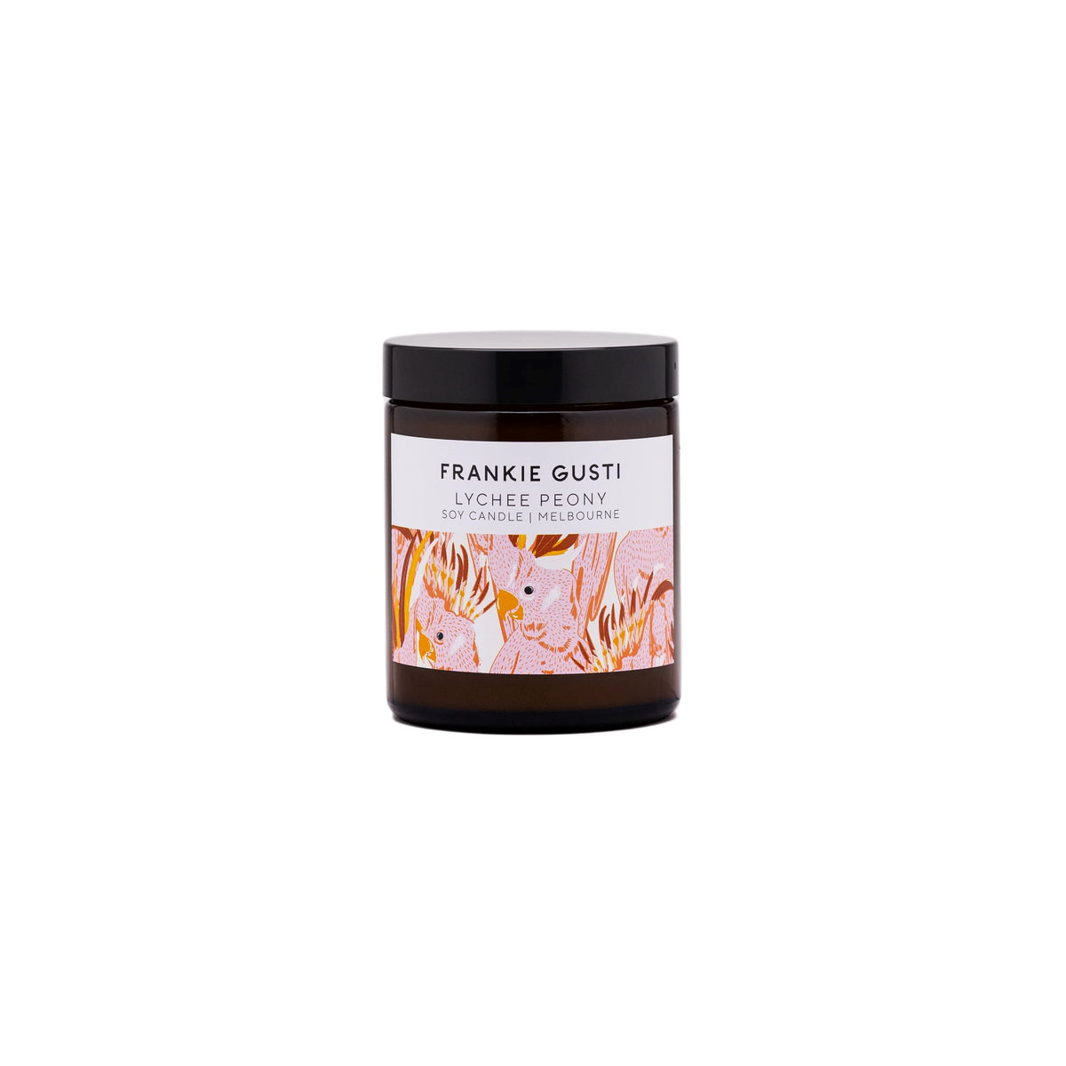 FRANKIE GUSTI Honeys Little Candle - Lychee Peony CANDLE - Zabecca Living