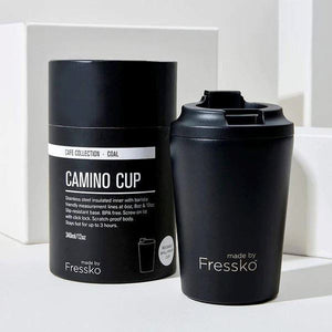 FRESSKO Camino Reusable Cup 12oz - Coal COFFEE, TEA & DRINKS - Zabecca Living