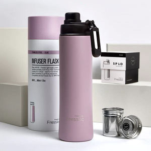 FRESSKO Insulated Stainless Steel Move 660ml + Sip Lid -Lilac COFFEE, TEA & DRINKS - Zabecca Living