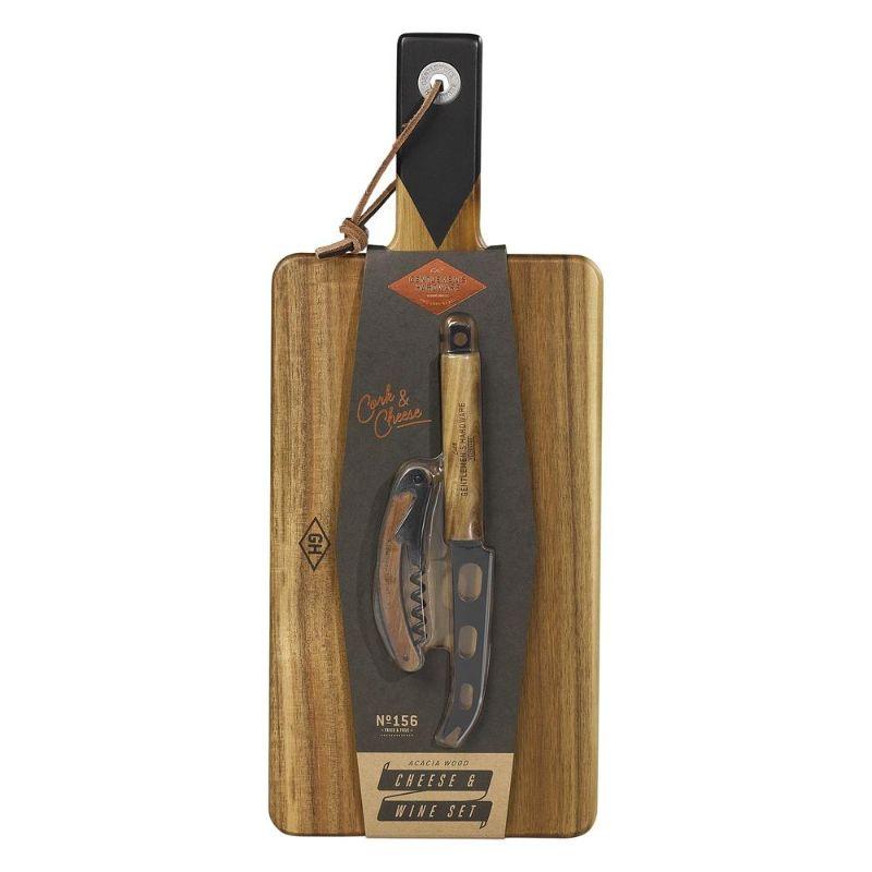 GENTLEMEN'S HARDWARE Cheese & Wine Serving Set with Knife & Bottle Opener KITCHEN + DINING - Zabecca Living