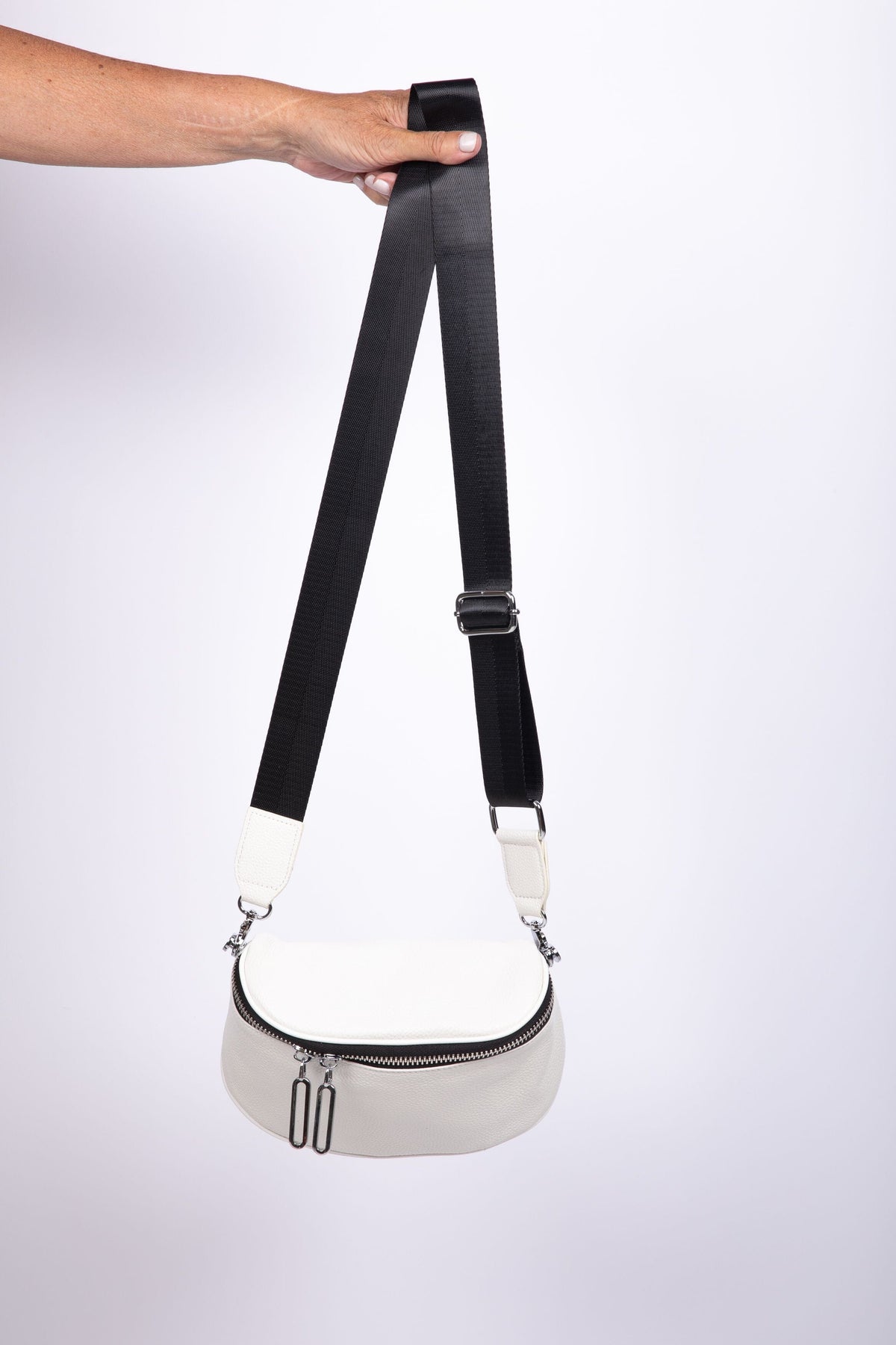 HOLIDAY Kensington Pouch Bag - White HANDBAG - Zabecca Living