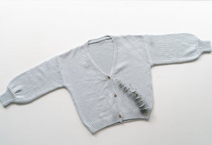 HUMIDITY LIFESTYLE Bloom Cardi - Ice Blue Cardigan - Zabecca Living