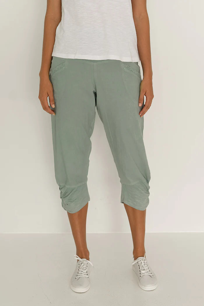 HUMIDITY LIFESTYLE Castaway Pants - Fern WOMENS PANTS - Zabecca Living