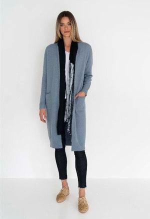 HUMIDITY LIFESTYLE Crystal Cardi - Dove Blue Cardigan - Zabecca Living