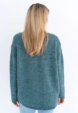 HUMIDITY LIFESTYLE Eva Jumper - Azure Jumpers + Knitwear - Zabecca Living