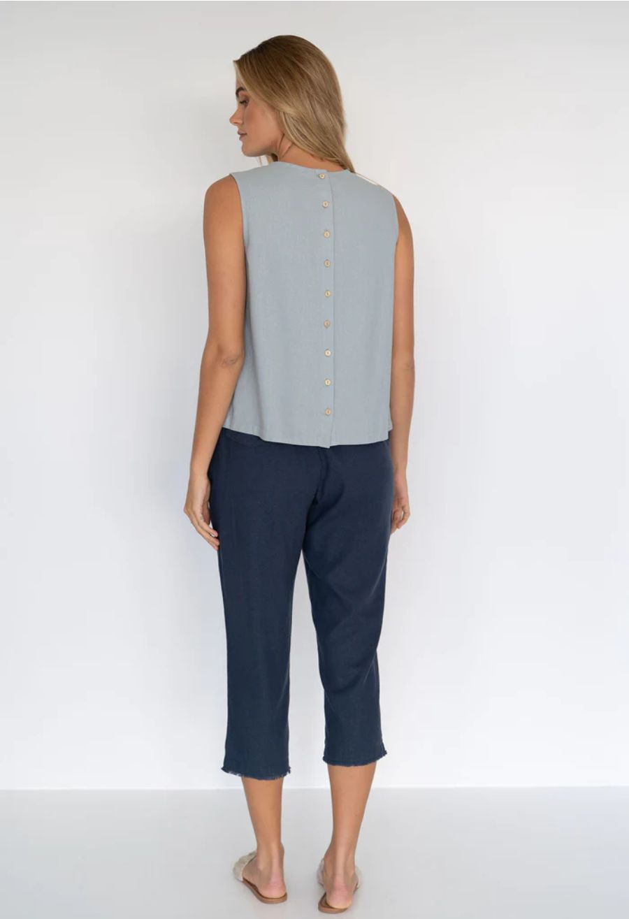 HUMIDITY LIFESTYLE Jade Top - Seafoam Shirts & Blouses - Zabecca Living