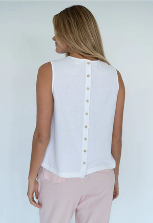 HUMIDITY LIFESTYLE Jade Top - White Shirts & Blouses - Zabecca Living