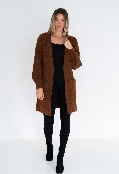 HUMIDITY LIFESTYLE Lumi Cardigan - Rust Cardigan - Zabecca Living