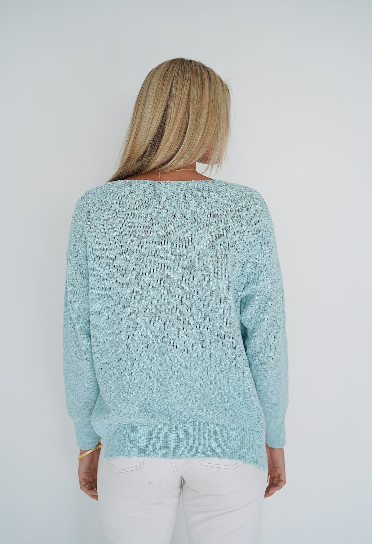 HUMIDITY LIFESTYLE Runaway Jumper - Sea Foam Jumpers + Knitwear - Zabecca Living