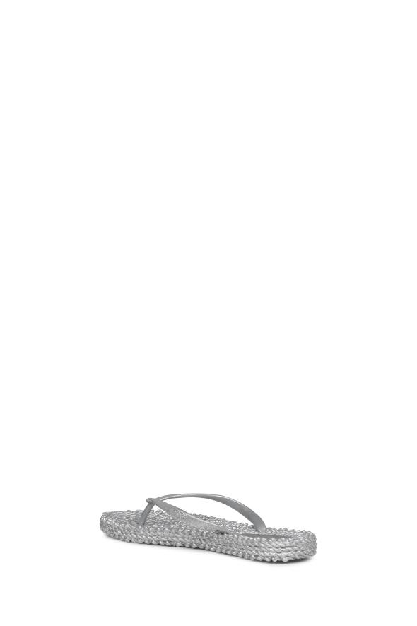 ILSE JACOBSEN Ladies Thongs - Silver SANDAL - Zabecca Living