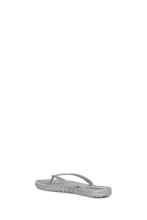 ILSE JACOBSEN Ladies Thongs - Silver SANDAL - Zabecca Living