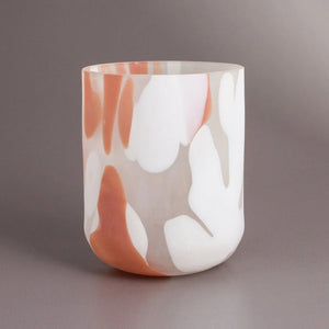 INDIGO LOVE Donna Glass Vase - Small VASE - Zabecca Living
