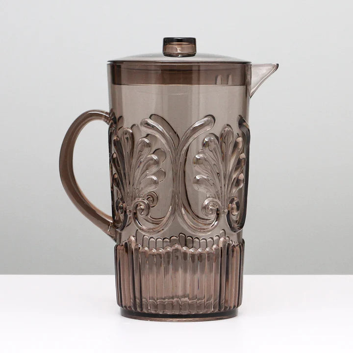 INDIGO LOVE Flemington Acrylic Jug - Smoke DRINKWARE - Zabecca Living
