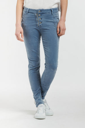 ITALIAN STAR Button Jeans - Bluestone JEANS - Zabecca Living