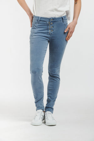ITALIAN STAR Button Jeans - Bluestone JEANS - Zabecca Living