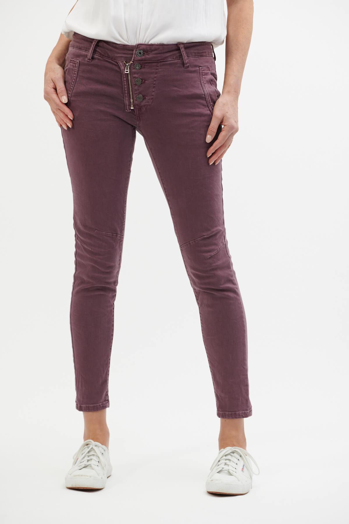 ITALIAN STAR Button Jeans - Grape Jeans - Zabecca Living