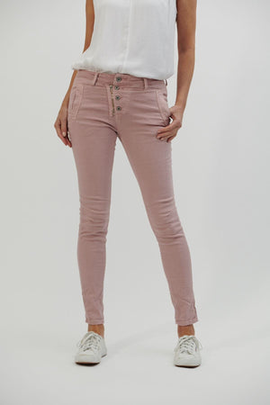 ITALIAN STAR Button Jeans - Musk JEANS - Zabecca Living