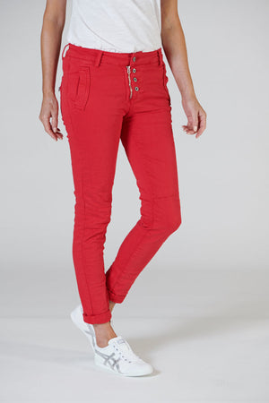 ITALIAN STAR Button Jeans - Scarlett JEANS - Zabecca Living