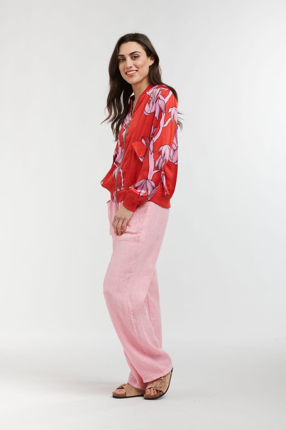 ITALIAN STAR Cafe Jacket - Red Jackets + Coats - Zabecca Living