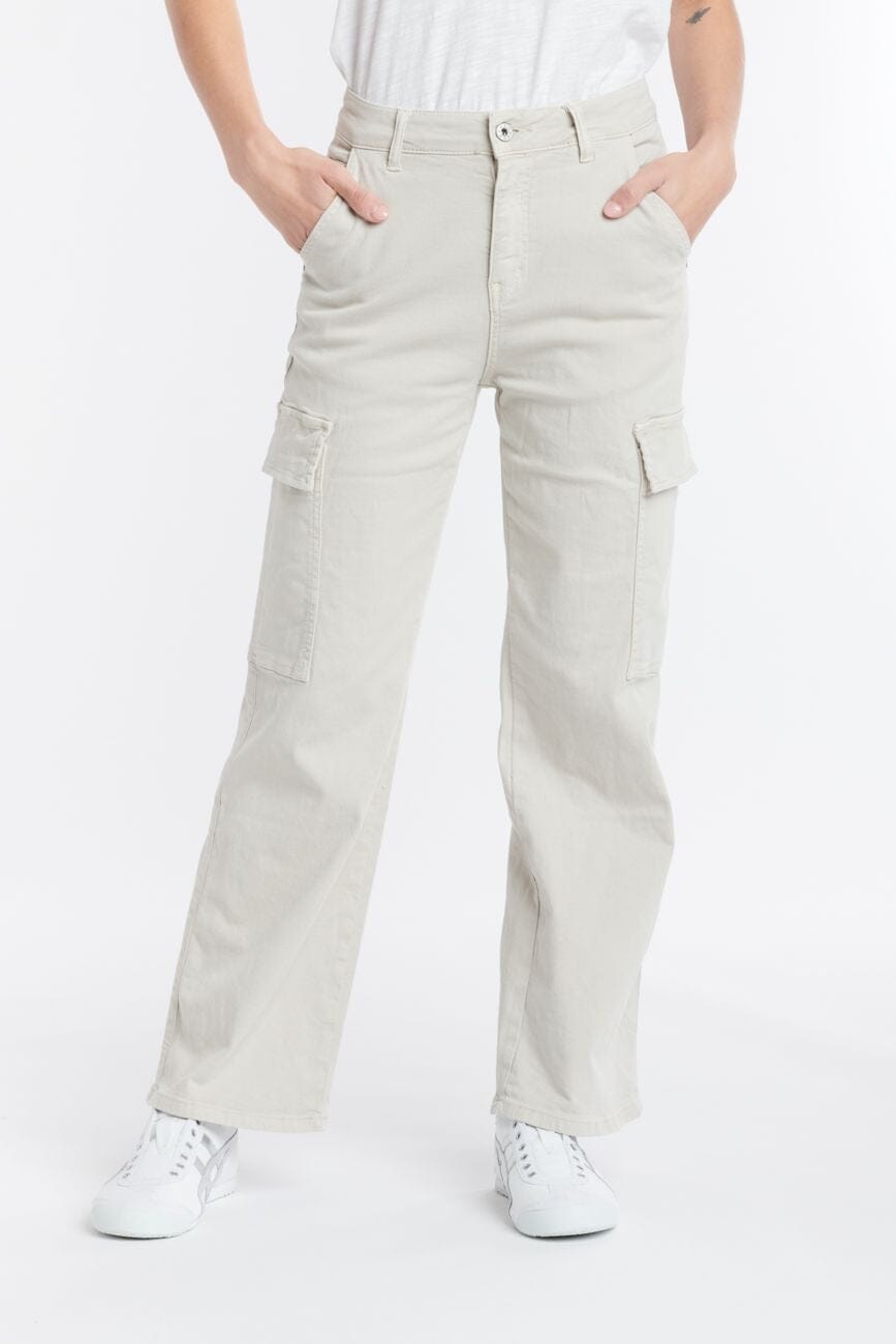 ITALIAN STAR Cargo Pant - Beige PANTS - Zabecca Living