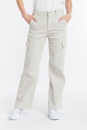 ITALIAN STAR Cargo Pant - Beige PANTS - Zabecca Living