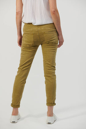 ITALIAN STAR Classic Drill Jogger - Clay PANTS - Zabecca Living
