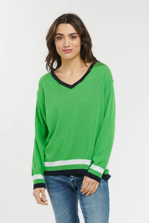 ITALIAN STAR College Knit - Green Jumpers + Knitwear - Zabecca Living