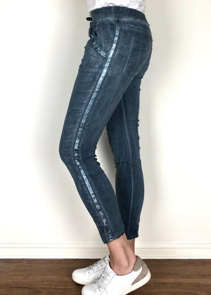 ITALIAN STAR Easywear Pant - Jean Blue Jeans - Zabecca Living
