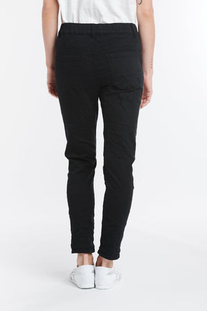 ITALIAN STAR Emma Stretch Jeans - Black JEANS - Zabecca Living